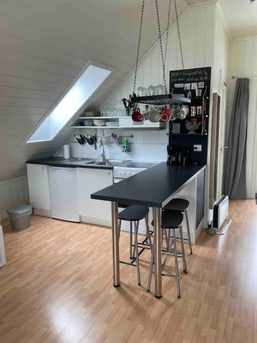 Koselig Garasjeloft! Apartment Langevag Ngoại thất bức ảnh